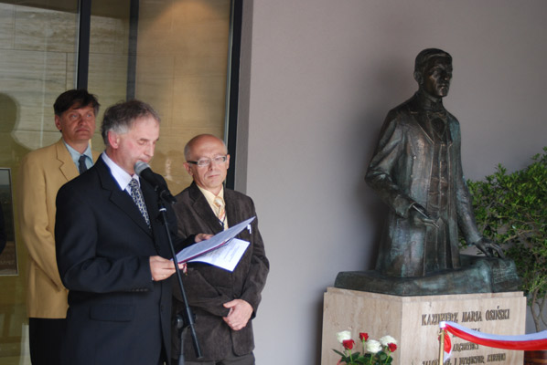 Odsłonięcie pomnika Kazimierza Marii Osińskiego